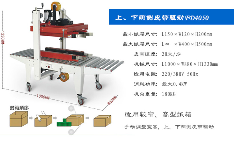 半自動封箱機